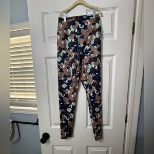 Balance Athletica Camouflage Leggings - Blue and Brown